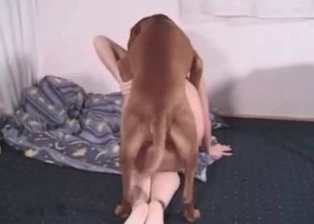 Magnificent model pumped by pup